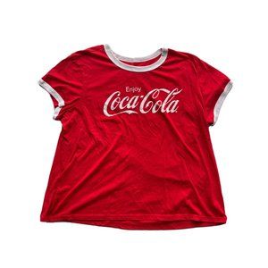 Coca Cola vintage style Woman's T-shirt Tee round neck